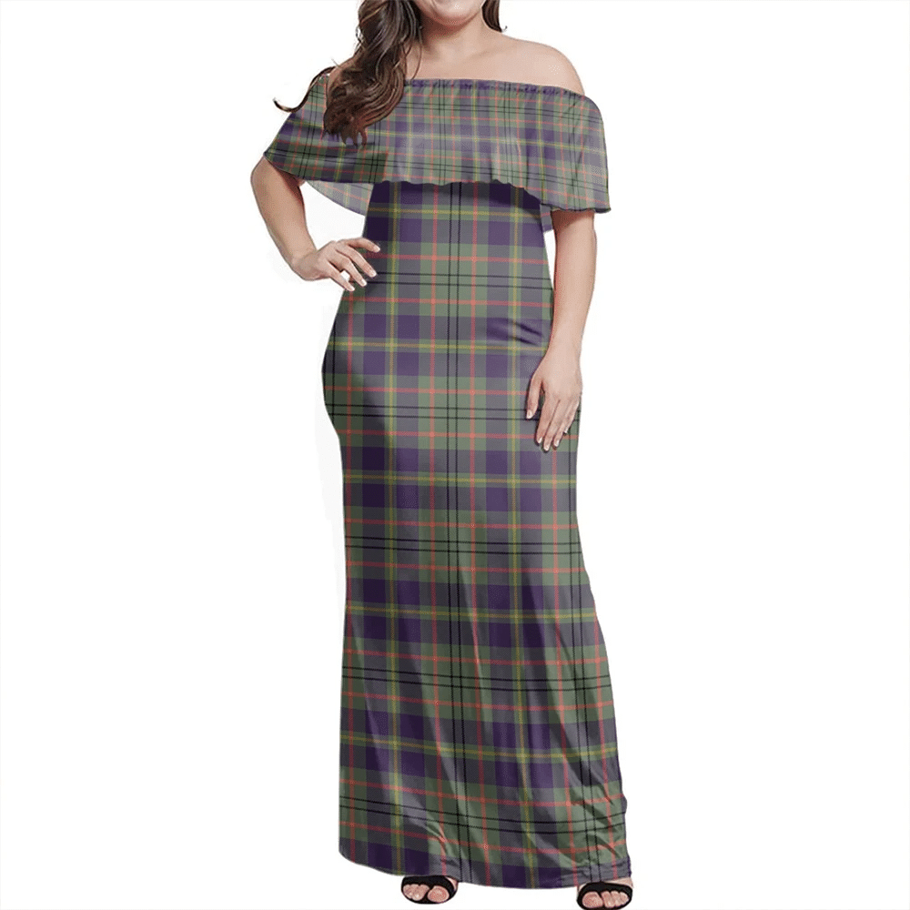 Clan Taylor Weathered Tartan Hawaii Dress WV58 Clan Taylor Tartan Hawaii Dress