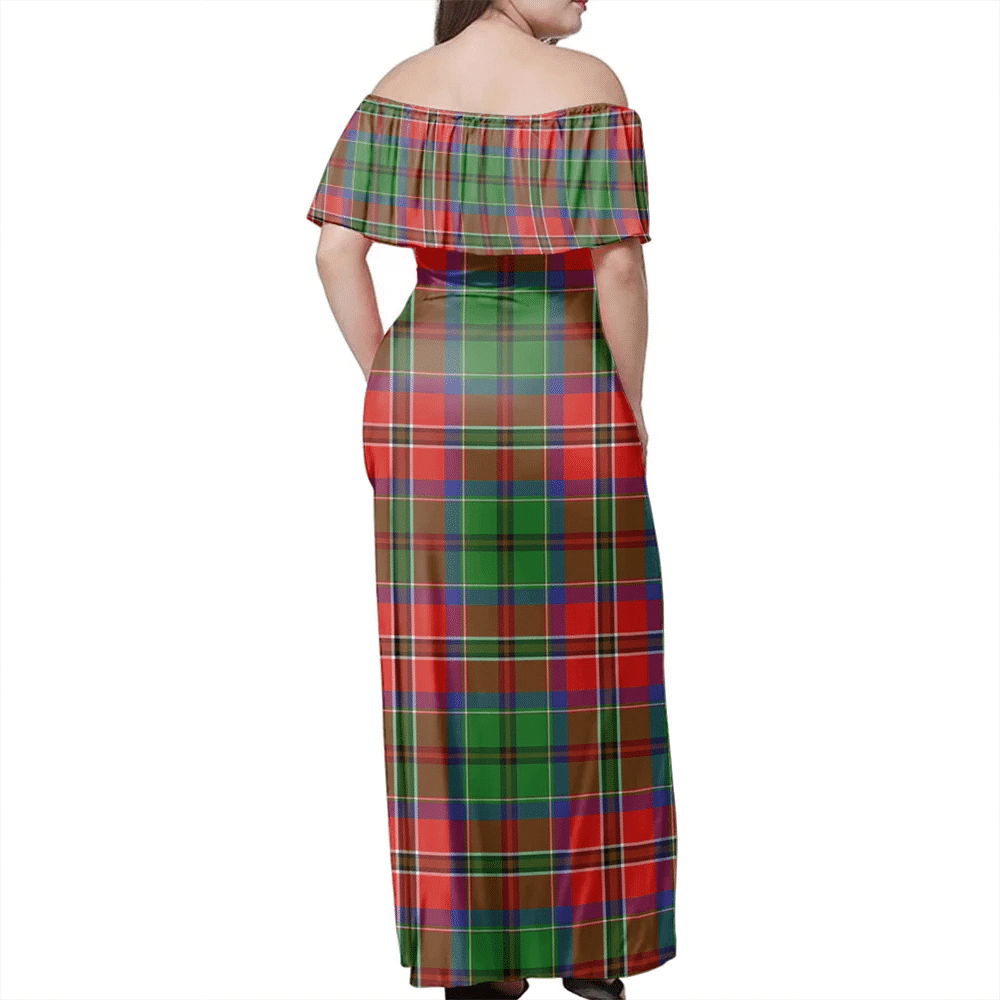 Clan McCulloch Tartan Hawaii Dress OS20 Clan McCulloch Tartan Hawaii Dress