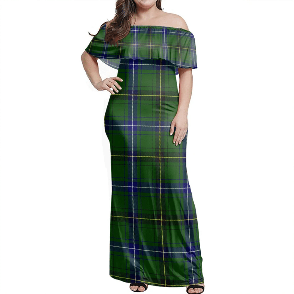 Clan Henderson Modern Tartan Hawaii Dress KS45 Clan Henderson Tartan Hawaii Dress
