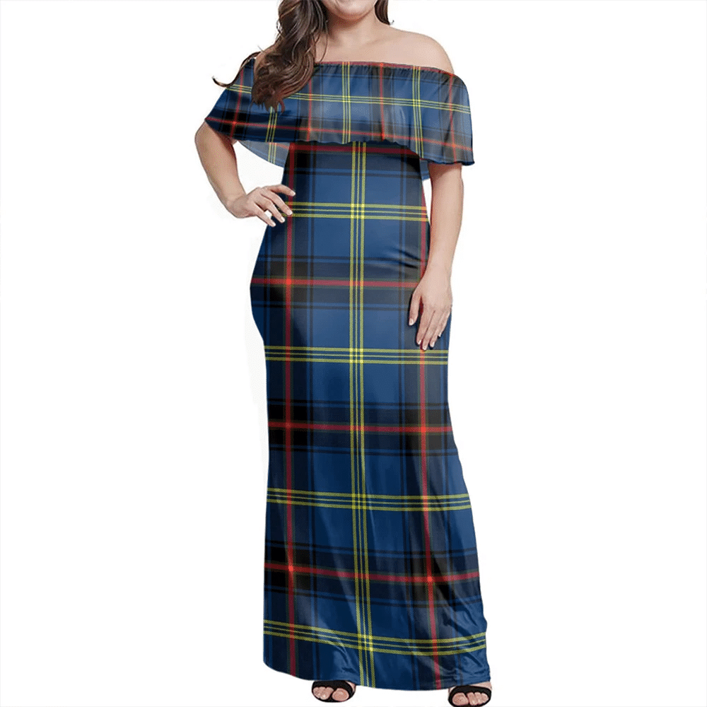 Clan Grewar Tartan Hawaii Dress KJ86 Clan Grewar Tartan Hawaii Dress
