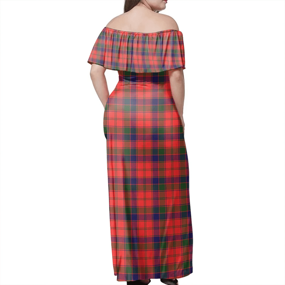 Clan Robertson Modern Tartan Hawaii Dress UI64 Clan Robertson Tartan Hawaii Dress