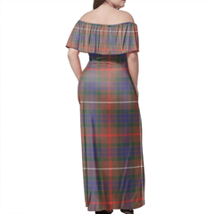 Clan Fraser Hunting Modern Tartan Hawaii Dress CF38 Clan Fraser Tartan Hawaii Dress