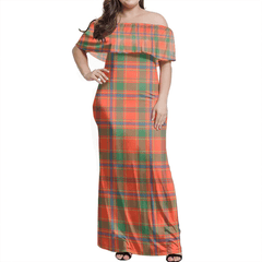 Clan Munro Ancient Tartan Hawaii Dress US46 Clan Munro Tartan Hawaii Dress