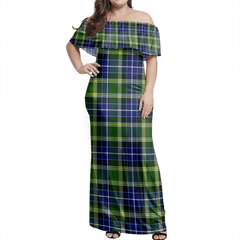 Clan MacKellar Tartan Hawaii Dress DS49 Clan MacKellar Tartan Hawaii Dress