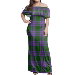 Clan Elphinstone Tartan Hawaii Dress PW27 Clan Elphinstone Tartan Hawaii Dress