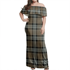 Clan Graham Of Menteith Weathered Tartan Hawaii Dress EM47 Clan Graham Tartan Hawaii Dress