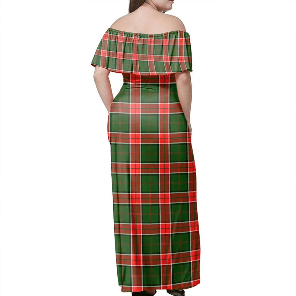 Clan Pollock Modern Tartan Hawaii Dress ZK32 Clan Pollock Tartan Hawaii Dress