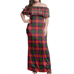 Clan Roxburgh District Tartan Hawaii Dress KY31 Tartan Hawaii Dress