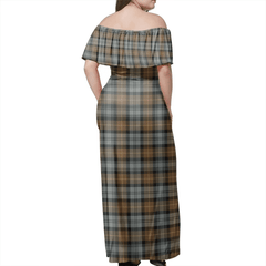 Clan Gordon Old Weathered Tartan Hawaii Dress ZN44 Clan Gordon Tartan Hawaii Dress