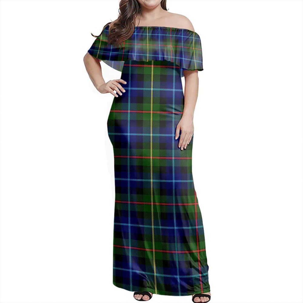 Clan Smith Modern Tartan Hawaii Dress LB99 Clan Smith Tartan Hawaii Dress