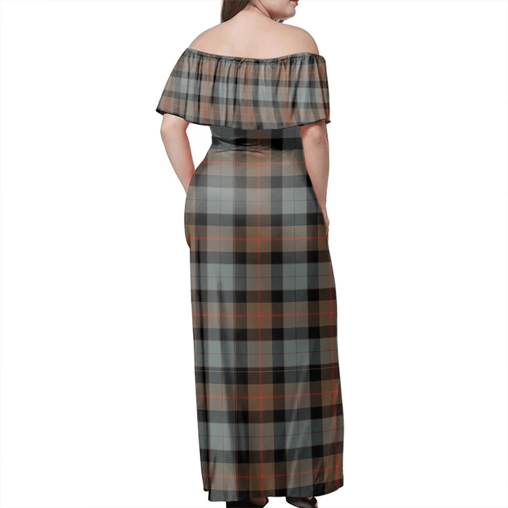 Clan Gunn Weathered Tartan Hawaii Dress BA11 Clan Gunn Tartan Hawaii Dress