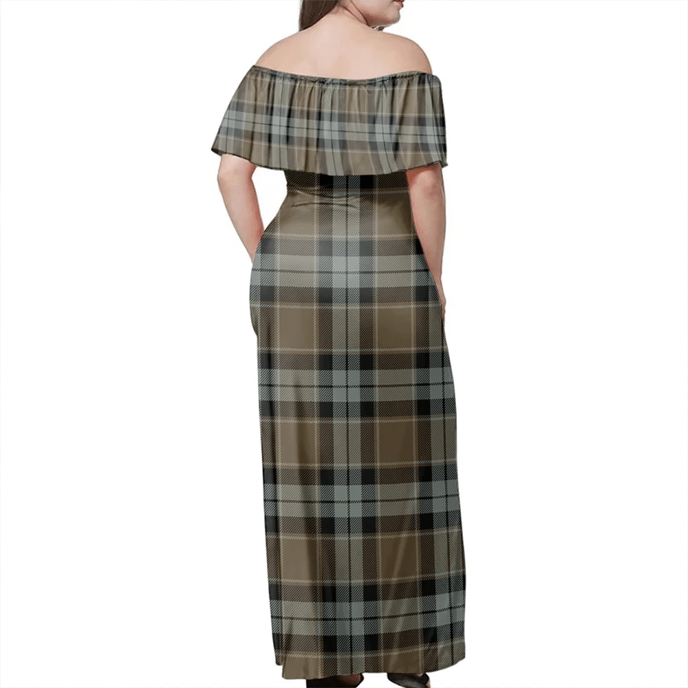 Clan Graham Of Menteith Weathered Tartan Hawaii Dress EM47 Clan Graham Tartan Hawaii Dress