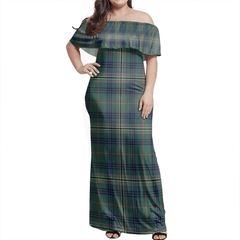 Clan Kennedy Modern Tartan Hawaii Dress YK48 Clan Kennedy Tartan Hawaii Dress