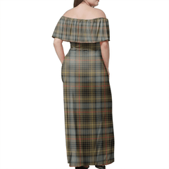 Clan Stewart Hunting Weathered Tartan Hawaii Dress BP33 Clan Stewart Tartan Hawaii Dress