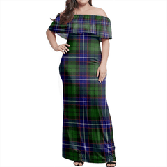 Clan Russell Modern Tartan Hawaii Dress QW94 Clan Russell Tartan Hawaii Dress