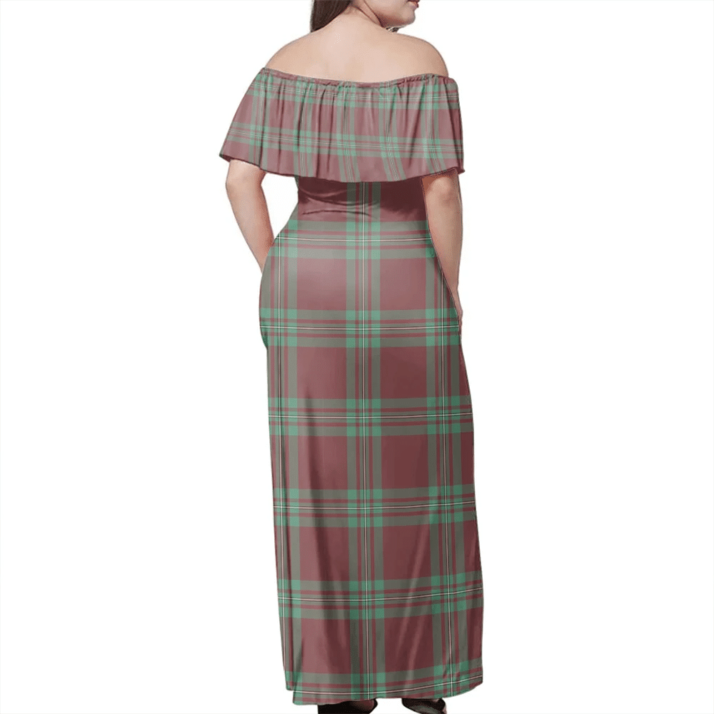 Clan MacGregor Hunting Ancient Tartan Hawaii Dress CD63 Clan MacGregor Tartan Hawaii Dress