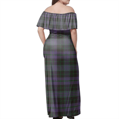 Clan Clergy Green Tartan Hawaii Dress SW68 Clan Clergy Tartan Hawaii Dress