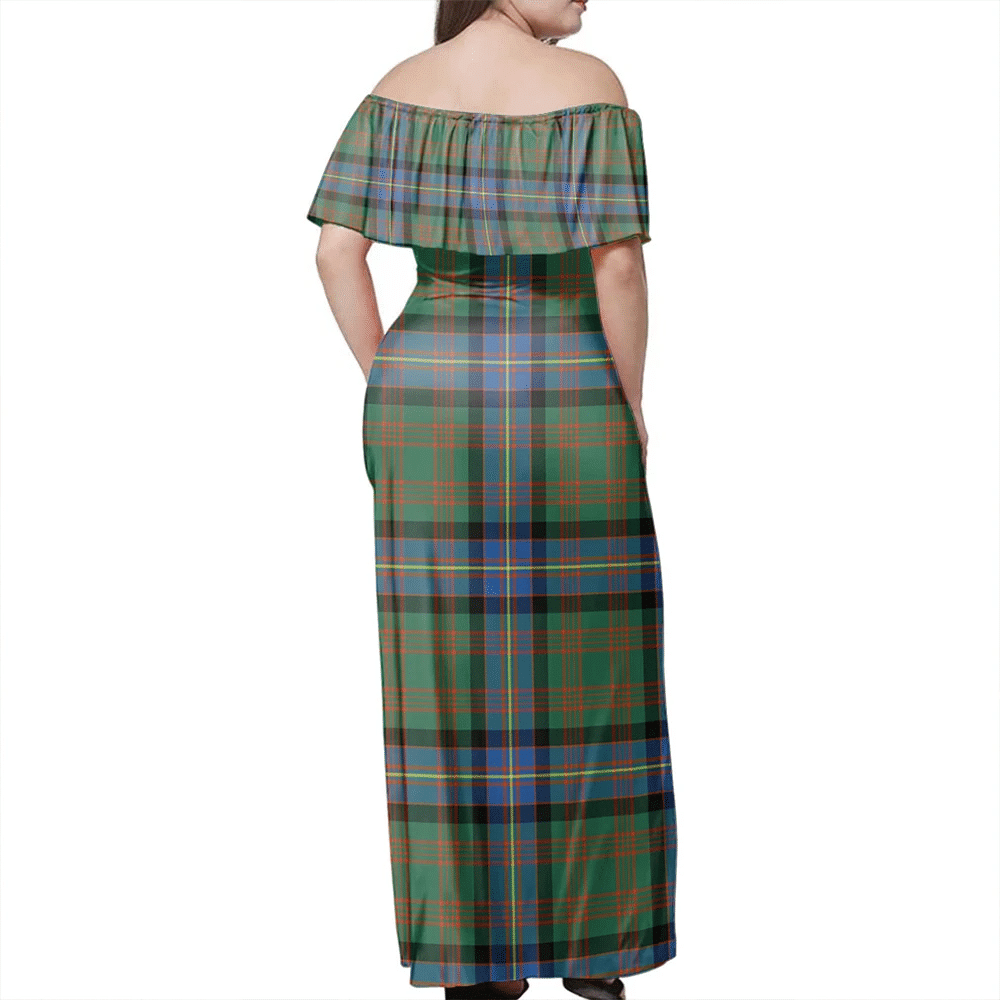 Clan Cochrane Ancient Tartan Hawaii Dress DM68 Clan Cochrane Tartan Hawaii Dress