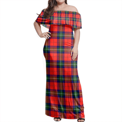 Clan Ruthven Modern Tartan Hawaii Dress EA92 Clan Ruthven Tartan Hawaii Dress