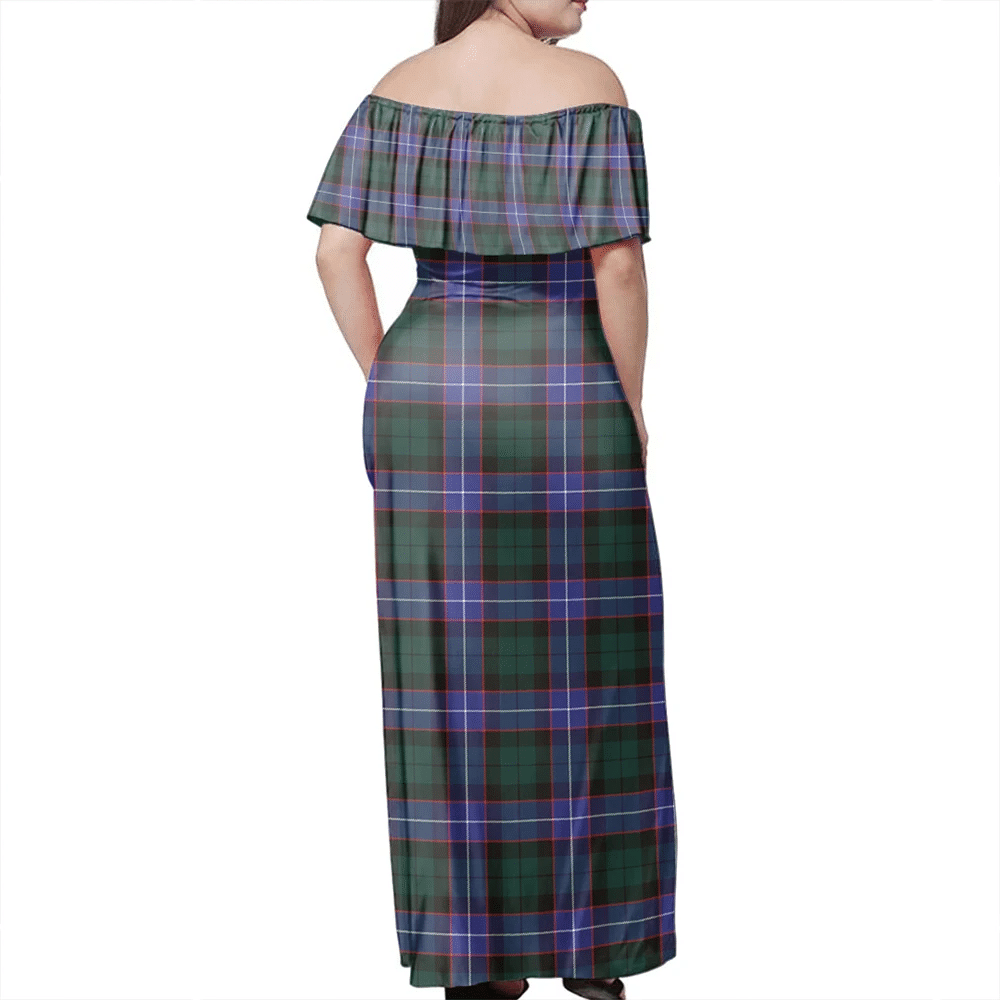 Clan Hunter Modern Tartan Hawaii Dress SY35 Clan Hunter Tartan Hawaii Dress