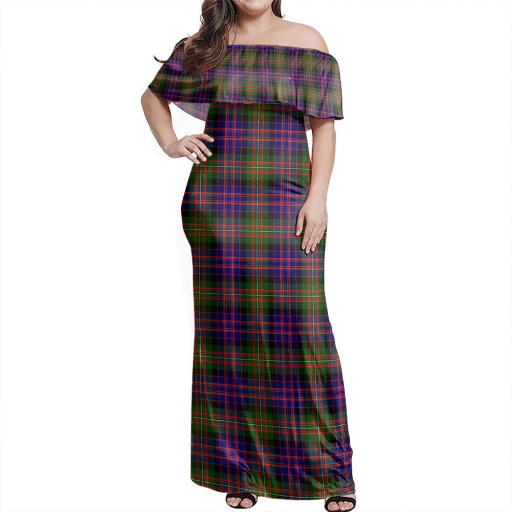 Clan MacDonnell Of Glengarry Modern Tartan Hawaii Dress NG92 Clan Glen Tartan Hawaii Dress