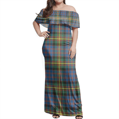 Clan MacSporran Ancient Tartan Hawaii Dress XS10 Clan MacSporran Tartan Hawaii Dress