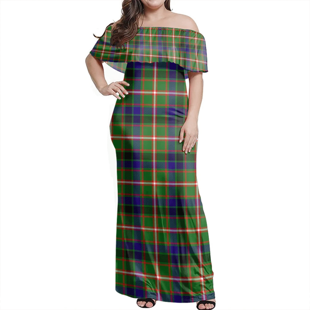 Clan Reid Green Tartan Hawaii Dress IW50 Tartan Hawaii Dress