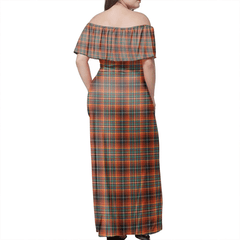 Clan Innes Ancient Tartan Hawaii Dress JK78 Clan Innes Tartan Hawaii Dress