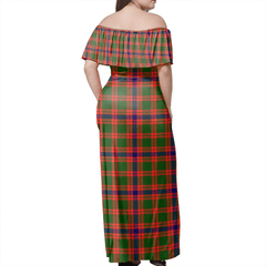 Clan Skene Modern Tartan Hawaii Dress WU97 Clan Skene Tartan Hawaii Dress