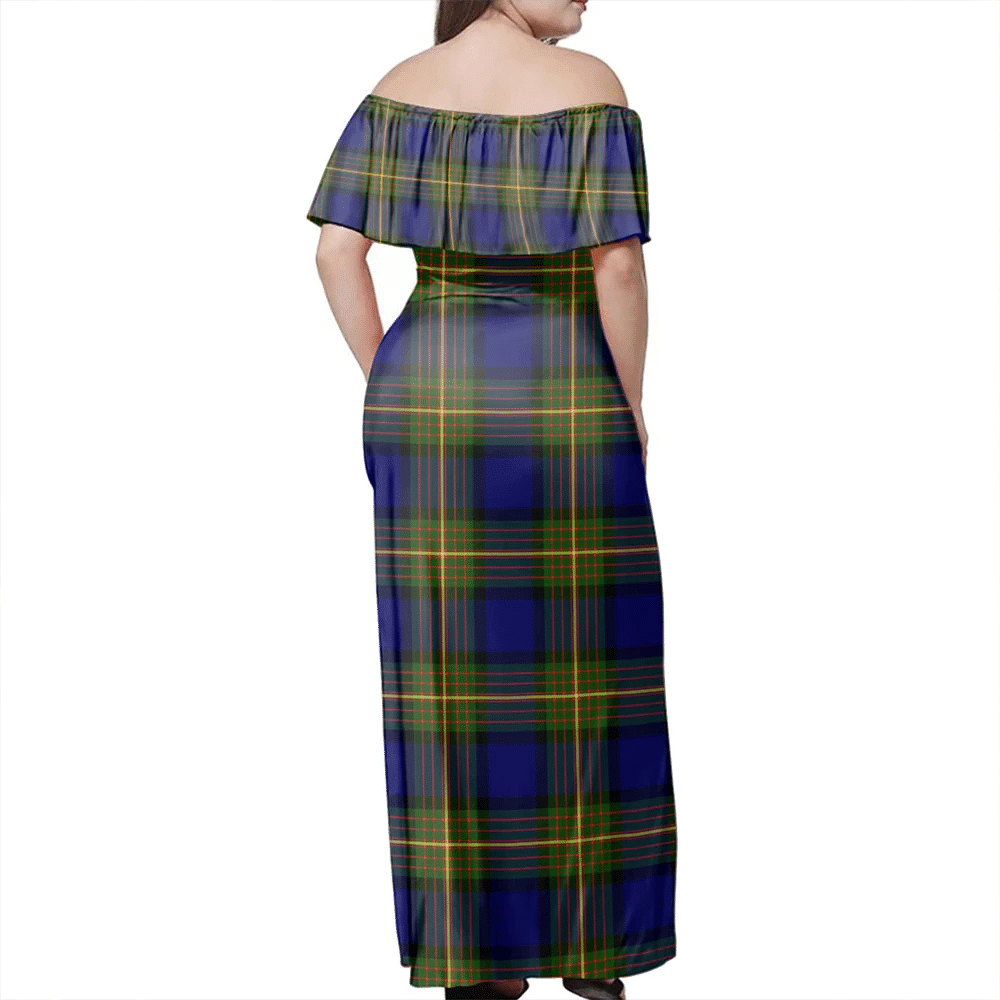 Clan More (Muir) Tartan Hawaii Dress DG12 Clan Muir_More Tartan Hawaii Dress