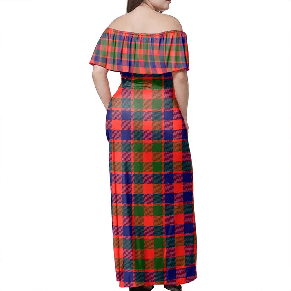 Clan Gow Modern Tartan Hawaii Dress NF57 Clan Gow Tartan Hawaii Dress