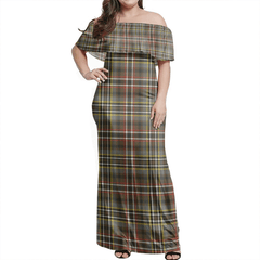 Clan Scott Green Weathered Tartan Hawaii Dress RD27 Clan Scott (Scott Tartan) Tartan Hawaii Dress