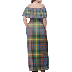 Clan MacSporran Ancient Tartan Hawaii Dress XS10 Clan MacSporran Tartan Hawaii Dress