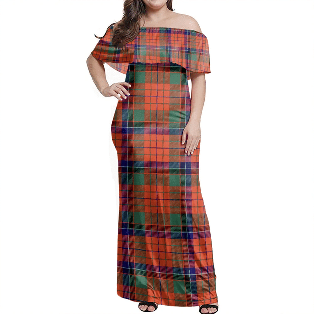 Clan Nicolson Ancient Tartan Hawaii Dress UP34 Clan Nicolson Tartan Hawaii Dress