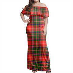 Clan Somerville Modern Tartan Hawaii Dress BJ29 Clan Somerville Tartan Hawaii Dress