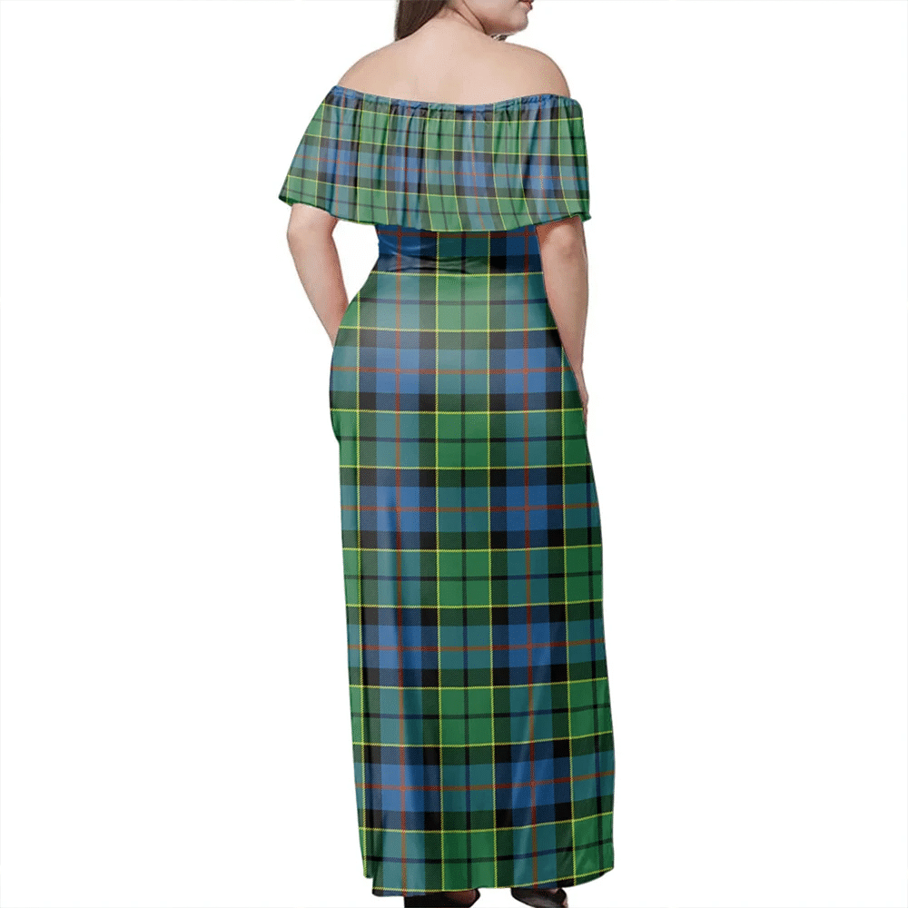 Clan Forsyth Ancient Tartan Hawaii Dress WA40 Clan Forsyth Tartan Hawaii Dress