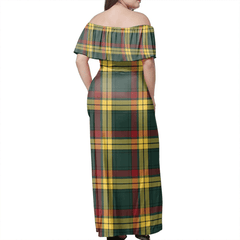Clan MacMillan Old Modern Tartan Hawaii Dress VK58 Clan MacMillan Tartan Hawaii Dress