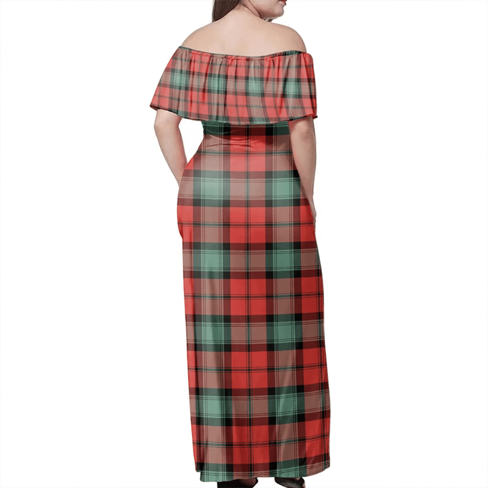 Clan Kerr Ancient Tartan Hawaii Dress HP44 Clan Kerr Tartan Hawaii Dress