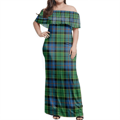 Clan Forsyth Ancient Tartan Hawaii Dress WA40 Clan Forsyth Tartan Hawaii Dress