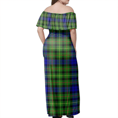 Clan Rollo Modern Tartan Hawaii Dress BY27 Clan Rollo Tartan Hawaii Dress