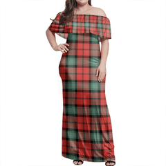 Clan Kerr Ancient Tartan Hawaii Dress HP44 Clan Kerr Tartan Hawaii Dress