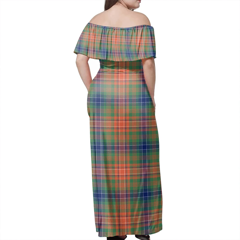 Clan Wilson Ancient Tartan Hawaii Dress XI42 Clan Wilson Tartan Hawaii Dress