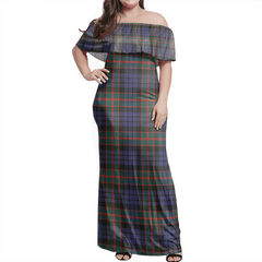 Clan Fletcher Of Dunans Tartan Hawaii Dress PF52 Clan Fletcher Tartan Hawaii Dress