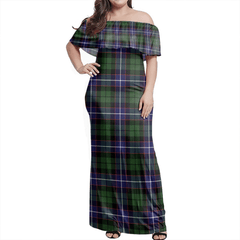 Clan Galbraith Modern Tartan Hawaii Dress DF20 Clan Rait Tartan Hawaii Dress