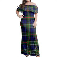 Clan Colquhoun Modern Tartan Hawaii Dress PN85 Clan Colquhoun Tartan Hawaii Dress