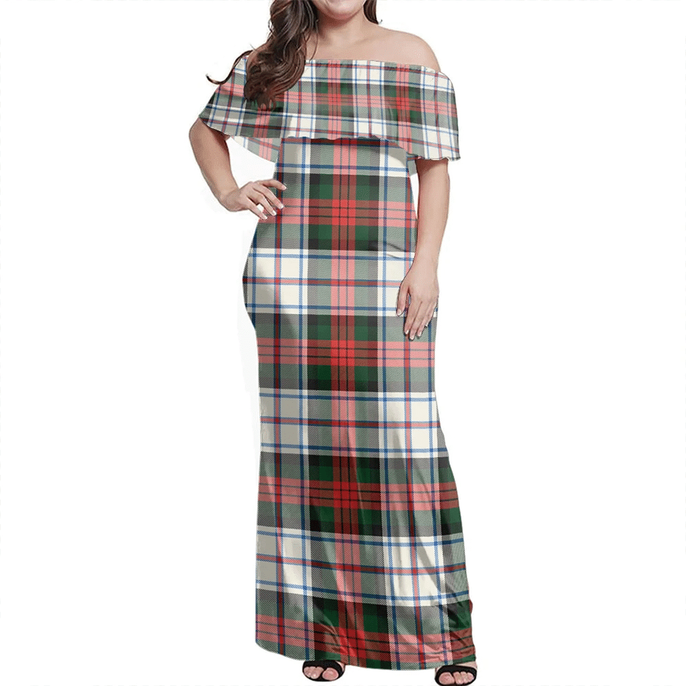 Clan MacDuff Dress Modern Tartan Hawaii Dress PS36 Clan MacDuff Tartan Hawaii Dress