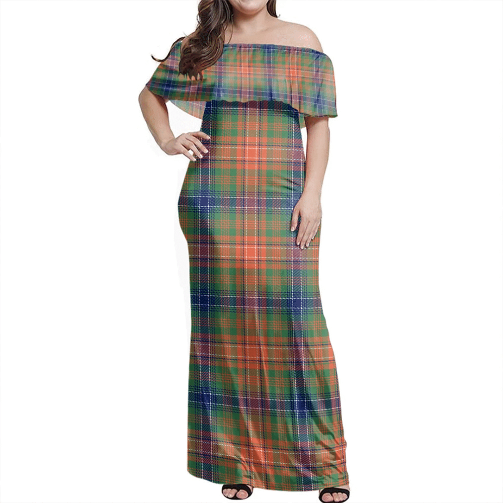 Clan Wilson Ancient Tartan Hawaii Dress XI42 Clan Wilson Tartan Hawaii Dress