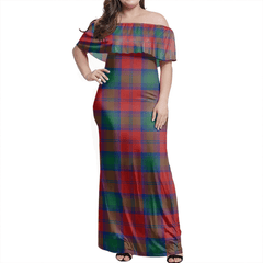 Clan Lindsay Modern Tartan Hawaii Dress ZR35 Clan Lindsay Tartan Hawaii Dress