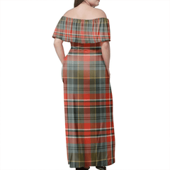 Clan MacPherson Weathered Tartan Hawaii Dress QS51 Clan MacPherson Tartan Hawaii Dress