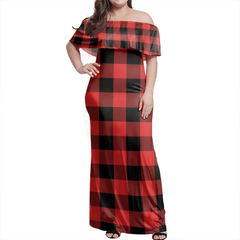 Clan Rob Roy MacGregor Modern Tartan Hawaii Dress JB71 Clan MacGregor Tartan Hawaii Dress